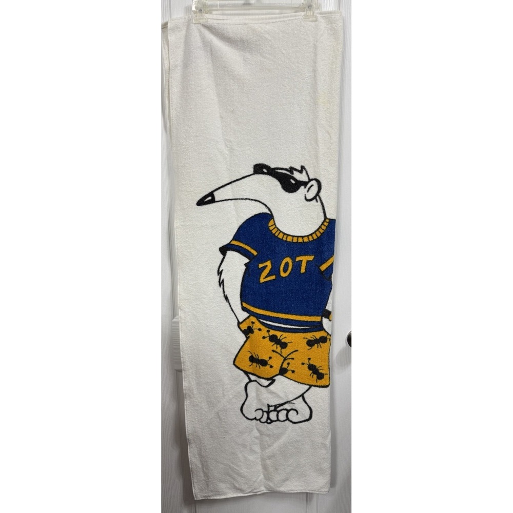 Vintage University of California, Irvine (UCI) Anteaters Beach Towel